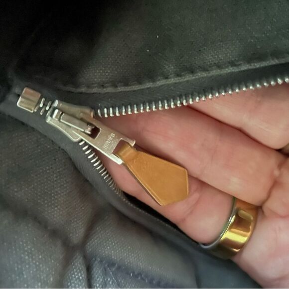 Hermes Canvas PM Herline Tote Grey - Picture 12 of 15